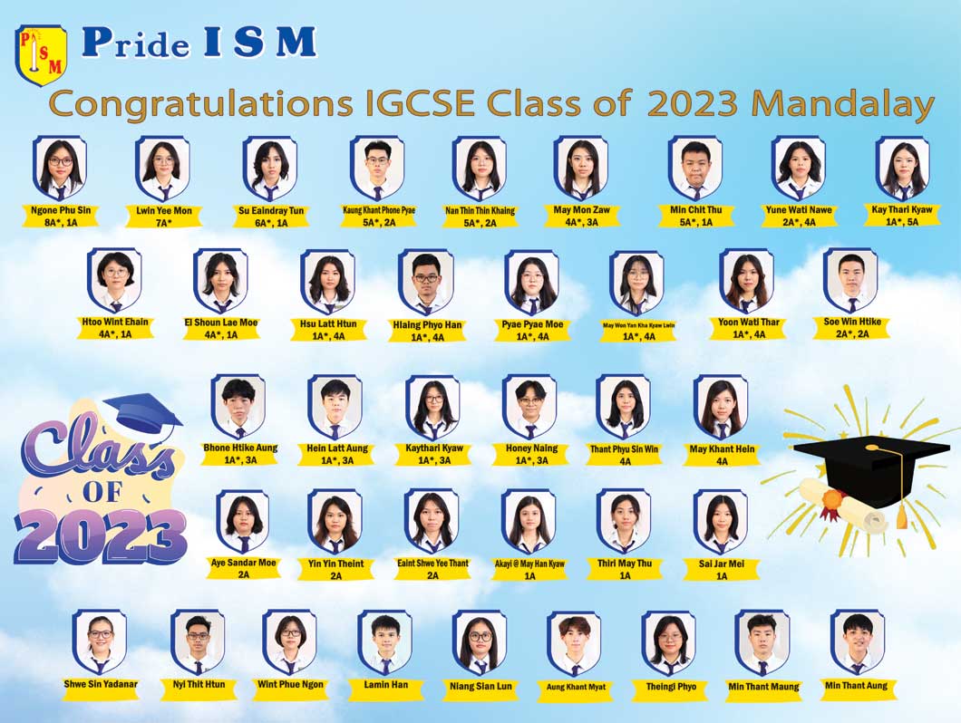 2023 igcse mandalay